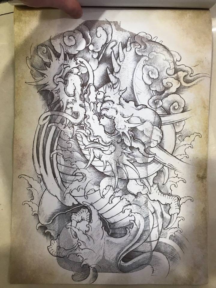 满背大龙.[勾引]