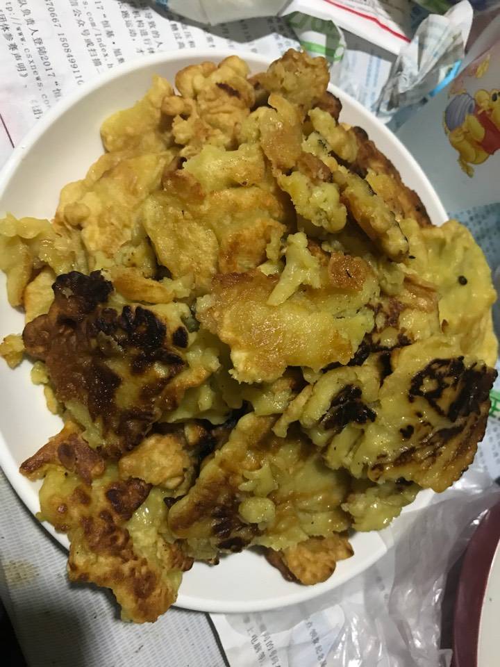 鸡蛋灰面粑粑.自制