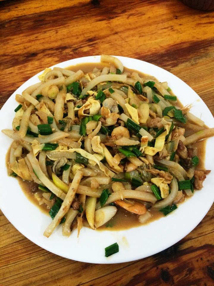 大荆特色小吃 炒年糕[色]